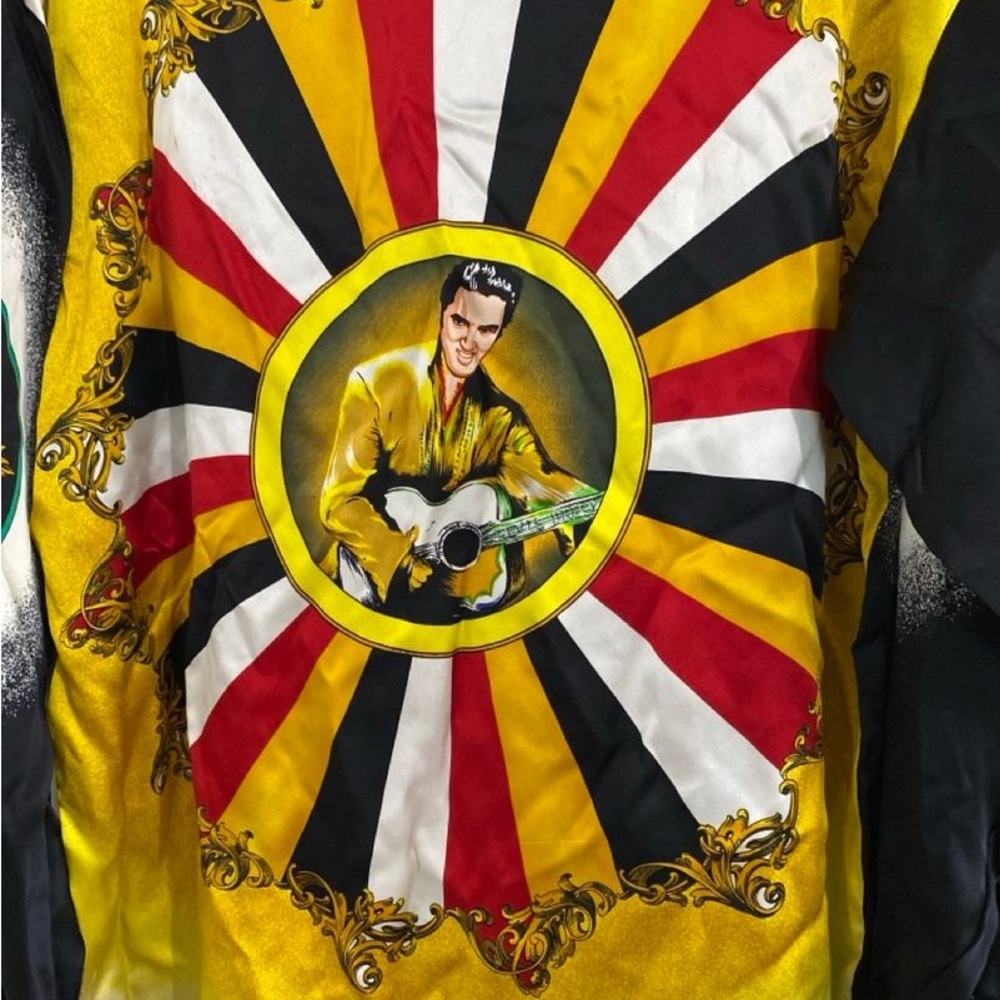 Creme De Silk Elvis Presley Men’s Shirt Pre-owned size M